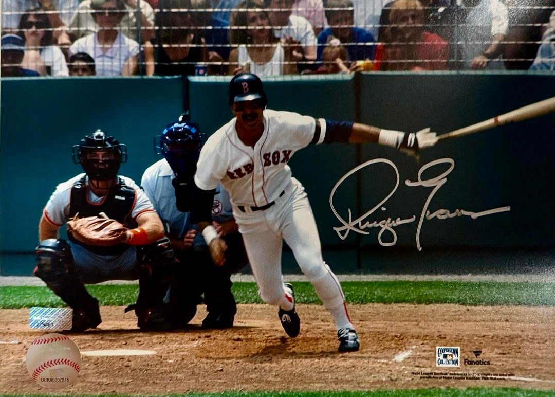 Dwight Evans Signed 8x10 Red SoxPhoto - New England Picture COA